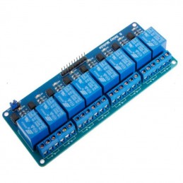 MODULO 8 RELÈ 5 V DC 10A...