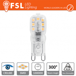 LAMPADINA LED G9 2.2W 3000K
