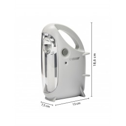 Velamp IR312 Lampada Di Emergenza Portatile Ricaricabile, LED - 6